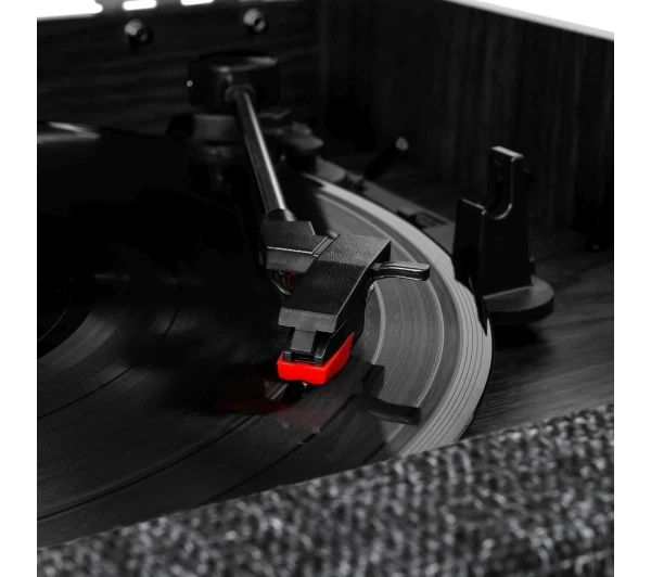 Програвач вінілових дисків Victrola Century Signature+ 6-в-1 VTA-830SB-BLK-INT Мануальний Привід на ремені Bluetooth CD Касета Чорний - изображение 6