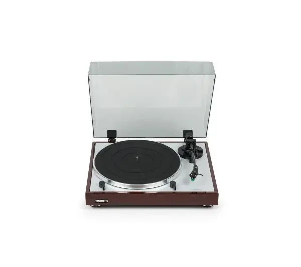 Грамофон Thorens TD 402 DD Автоматичний Прямий привід Передпідсилювач Коричневий блискучий - зображення 4