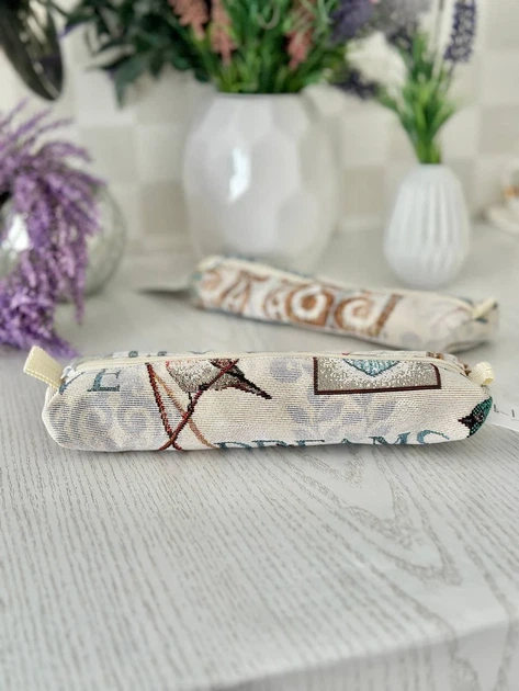 Пенал Limaso PEN CASE 1 EDEN468 7x23 см Гобелен Голубий - зображення 3