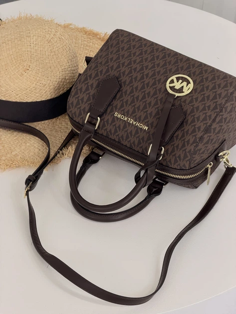 Сумка Michael Kors Hayes Duffle шоколадный - изображение 2