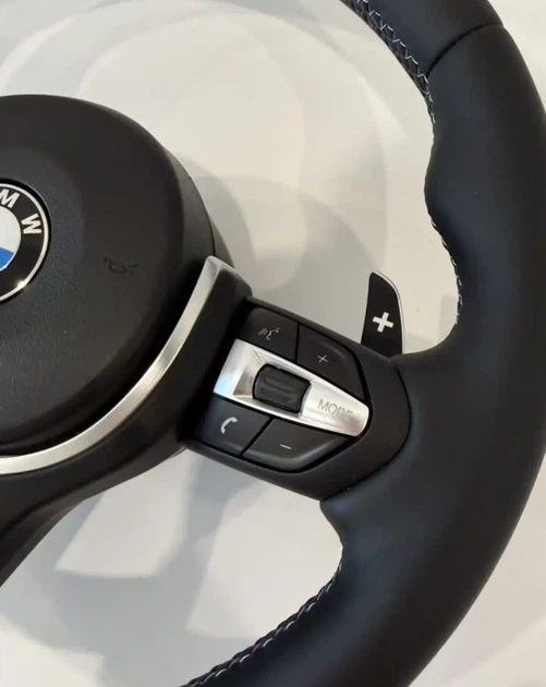 Шкіряне M Кермо з підігрівом та вібро М3 стиль BMW F series F20 F21 F30 F31 F32 F33 F36 X3 F25 F15 F01 F02 F06 F07 F10 F11 F12 F13 - зображення 3