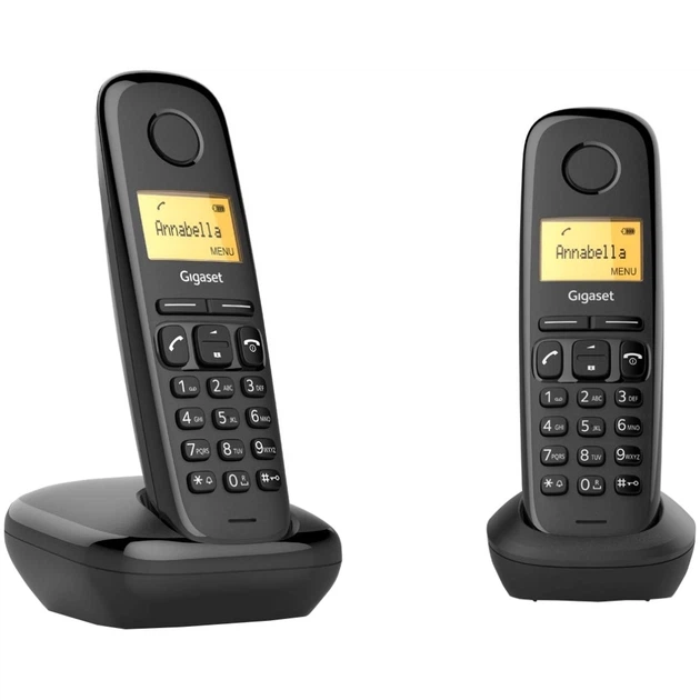 Радiотелефон DECT Gigaset A170 DUO Black (L36852-H2802-R201) - изображение 2
