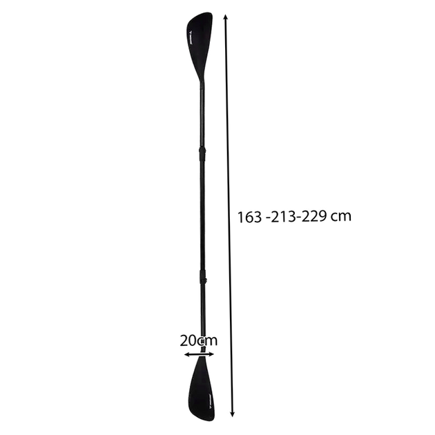 Складное весло регулируемое 2в1 229 см для SUP и каяка алюминий нейлон Trizand HM-0135 - изображение 5