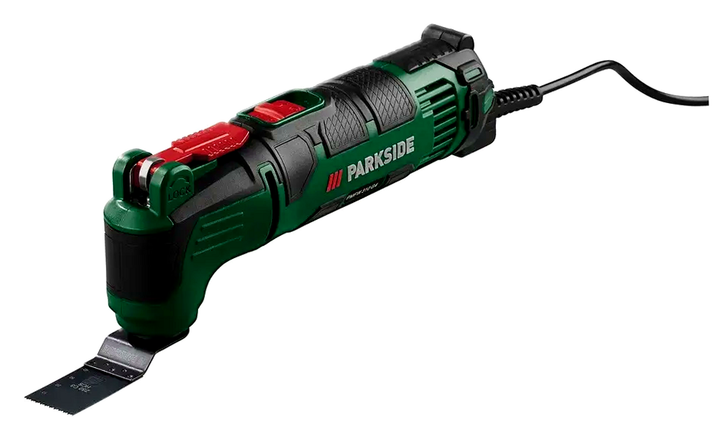Багатофункційний інструмент 310 Вт для дому з аксесуарами 9 шт Parkside HM-0034 - Фото 3 Багатофункційний інструмент 310 Вт для дому з аксесуарами 9 шт Parkside HM-0034 - зображення 3