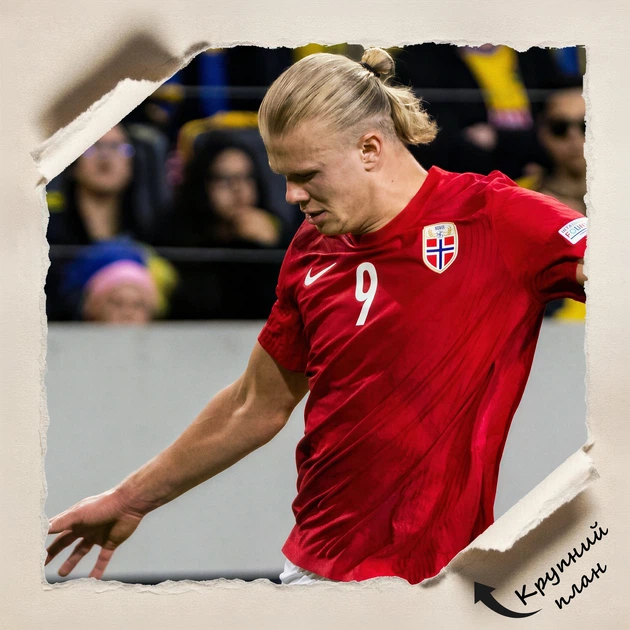Постер Эрлинг Холанн, Erling Haaland, футболист, A3 40×30 см (id6155) - изображение 4