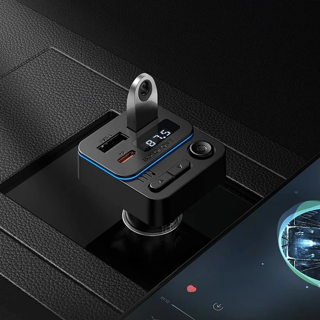 FM-модуль Borofone BC60 35W Bluetooth 5.4 черный - изображение 8