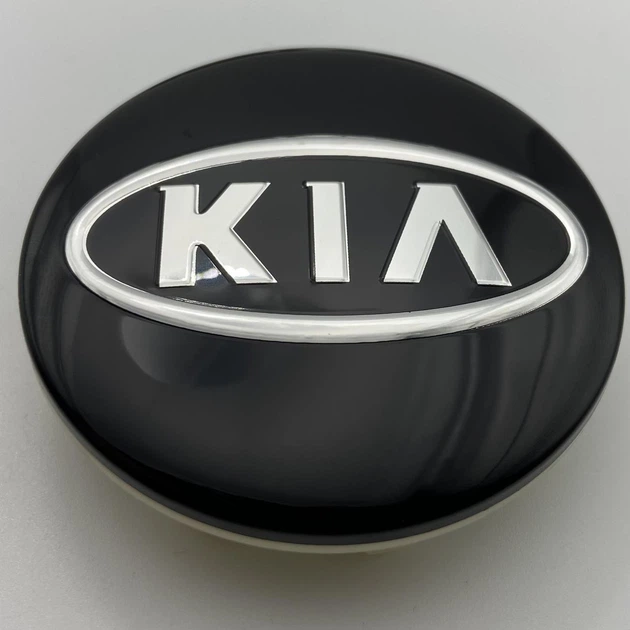 Колпачок KIA 529603W200 черный 58 мм 51 мм в оригинальный диск киа заглушка в диск C5314k58 - изображение 2
