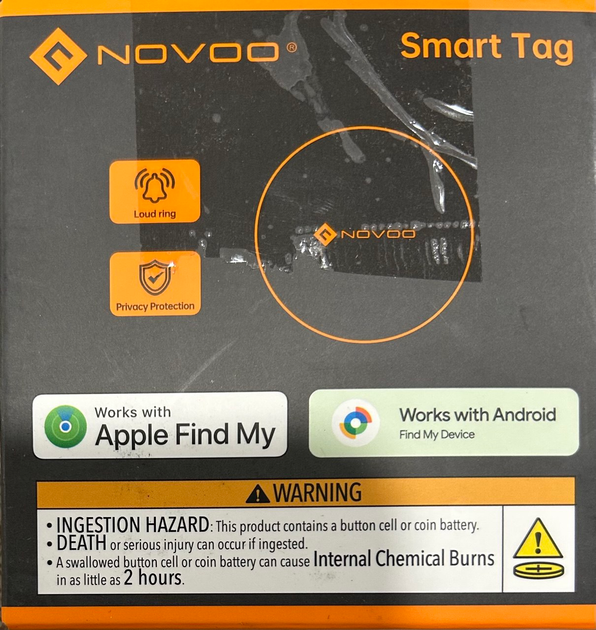 Розумний Bluetooth-трекер NOVOO, пошук ключів та предметів для гаманця, паспорта, багажу та сумок - изображение 6