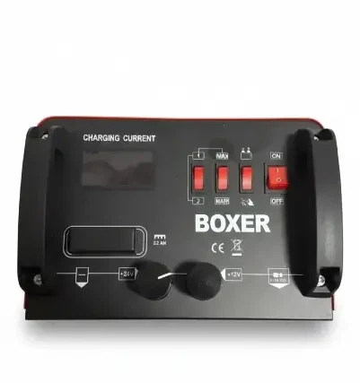 Пуско-зарядний пристрій Boxer BX-8005 12/24 В 750 А для автомобільного акумулятора 60–900 Аг, імпульсний бустер із дисплеєм, автоматичний зарядний блок для запуску двигуна - зображення 4