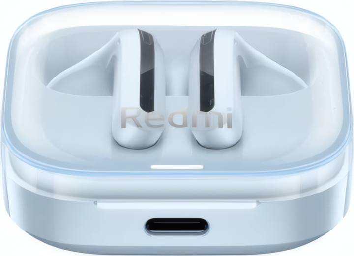 Навушники Xiaomi Redmi Buds 6 Active Transparent Blue (BHR8394GL) - зображення 7