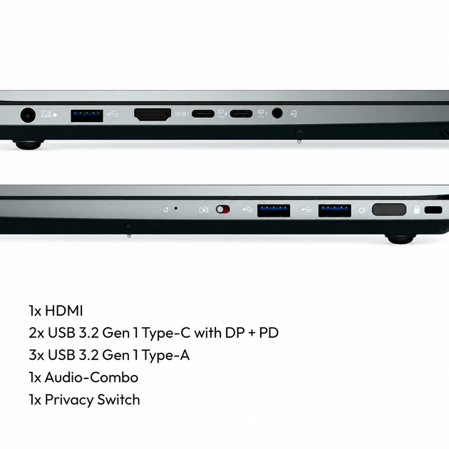 Ноутбук 17,3" Medion (Lenovo Group) S20 S17431 | Intel Core Ultra 5 125H | IPS (1920x1080) FullHD| RAM DDR5 16 ГБ | SSD M2 NVME 1 ТБ | Intel ARC Graphics | Підсвітка клавіатури | Win11 (5341) - Уценка - изображение 6