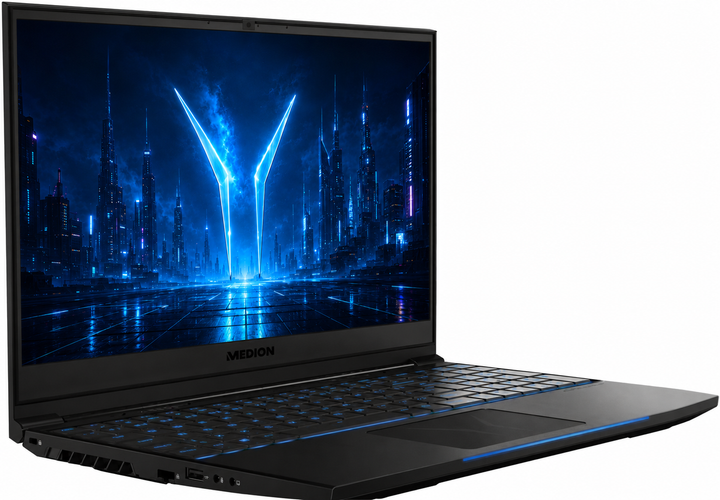 Ігровий ноутбук 15,6" Medion (Lenovo Group) Erazer Gaming X15809 Intel Core i7 RAM 16 ГБ SSD 256 ГБ + HDD 1 ТБ Nvidia RTX 2070 Max-Q Win11 (5305) - Уцінка - зображення 2