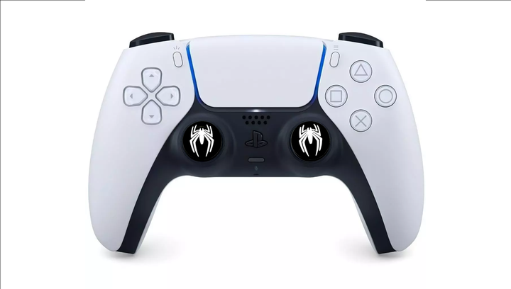 Накладки на Стики 2шт RMC Spider-Man PlayStation 5 4 3 2 1 Xbox Series One 360 Switch 2 Black White - изображение 5