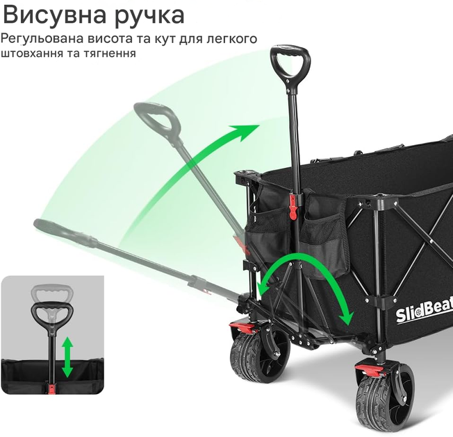 Складаний візок-вогон SLIDBEAT об'ємом 300 л, - Б/У - Фото 3 Складаний візок-вогон SLIDBEAT об'ємом 300 л, - Б/У - изображение 3
