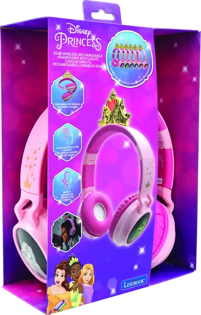 Навушники Lexibook Disney Princess Pink (3380743100975) - зображення 2