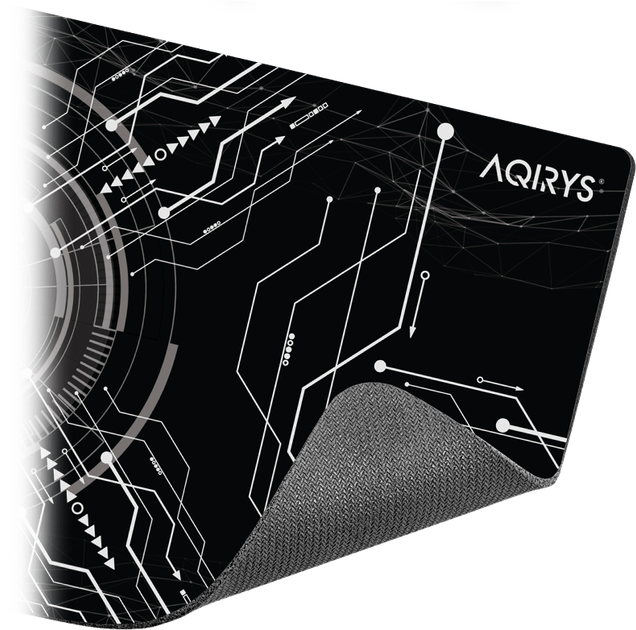 Ігрова поверхня AQIRYS GRUIS Medium 450 × 400 × 4 мм Black - зображення 7