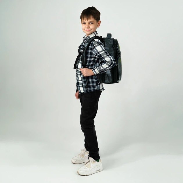 Рюкзак шкільний каркасний Kite SK8 Board K26-531M-2 подарунок олівці та ланчбокс зовнішні габарити 38х29х15 - зображення 10