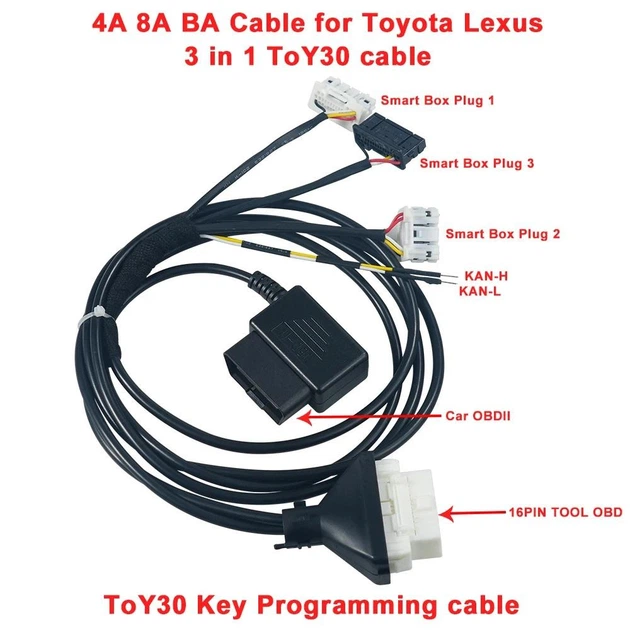 30-PIN 4A 8A-BA для изготовления смарт ключей Toyota PD11 - Фото 1 30-PIN 4A 8A-BA для изготовления смарт ключей Toyota PD11 - изображение 1
