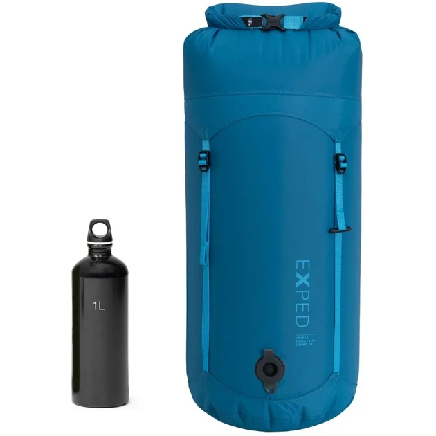 Гермомішок Exped Drybag Versa Telecompression 19 L deepsea синій - зображення 2