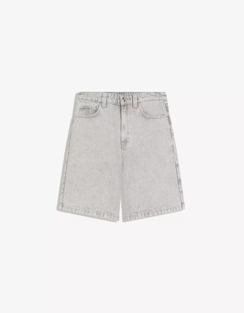 Жіночі шорти бермуди Bershka Baggy denim Bermuda shorts Grey 34 (0941/220/811) - изображение 5