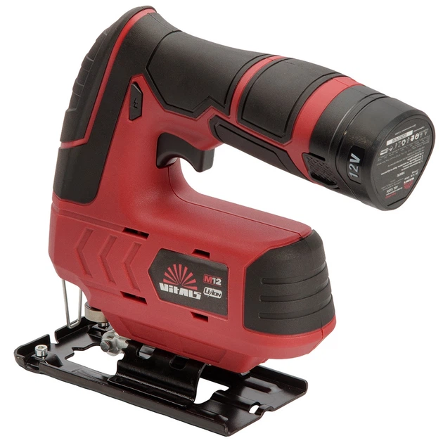 Лобзик акумуляторний Vitals Master Ef 1265c Kit 12В 1х2.0А·год 0-2200об/хв хід 19мм ЗП 1.04кг - Фото 4 Лобзик акумуляторний Vitals Master Ef 1265c Kit 12В 1х2.0А·год 0-2200об/хв хід 19мм ЗП 1.04кг - зображення 4