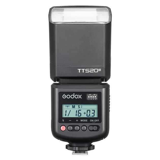 Вспышка Godox TT520III для установки на горячий башмак камеры, совместимая с камерами Canon, Nikon и Sony, а также для использования вне камеры (с синхронизатором). - изображение 7