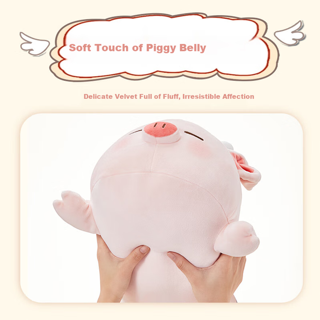 MINISO Xiaozhu B-BO Крило Стиль Плюшева лялька Іграшка М'яка тварина Подушка Подарунок на день народження для жінок - зображення 5