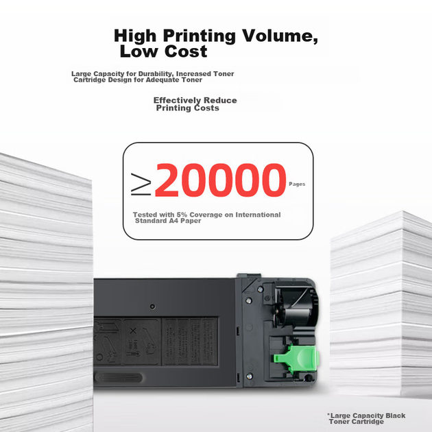 Тонер Jiuliuling для Sharp (MX-237CT / MX-238CT) AR-2048S/AR-2348SV/AR-2648N повышенной емкости с чипом Black - Фото 4 Тонер Jiuliuling для Sharp (MX-237CT / MX-238CT) AR-2048S/AR-2348SV/AR-2648N повышенной емкости с чипом Black - изображение 4