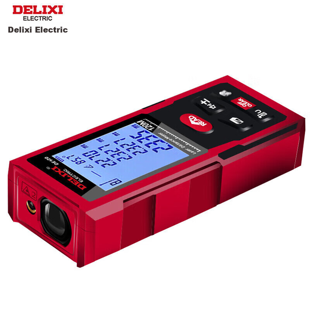 Лазерный дальномер DELIXI ELECTRIC, перезаряжаемая версия с голосовым управлением, электронный измерительный прибор для домашнего использования, инструмент для измерения помещений, дальность действия 120 метров. - изображение 7