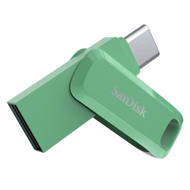 Мобільний флеш-накопичувач SanDisk 64 ГБ Type-C USB 3.2 DDC3 зеленого кольору, швидкість читання до 300 МБ/с, автоматичне резервне копіювання, подвійне використання для телефону та комп'ютера, флеш-накопичувач великої ємності з двома інтерфейсами - Фото 10 Мобільний флеш-накопичувач SanDisk 64 ГБ Type-C USB 3.2 DDC3 зеленого кольору, швидкість читання до 300 МБ/с, автоматичне резервне копіювання, подвійне використання для телефону та комп'ютера, флеш-накопичувач великої ємності з двома інтерфейсами - зображення 10