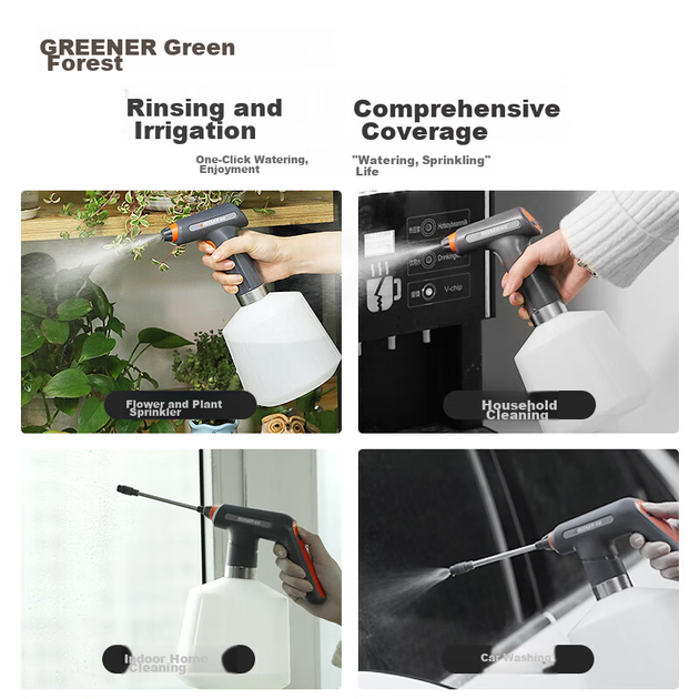 Опрыскиватель GREENER электрический аккумуляторный, 2 л - изображение 7