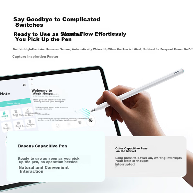 Стилус Baseus емкостный для Huawei MatePad 11.5s, Pro 12.2, Air 12, Mini и Edge - изображение 6