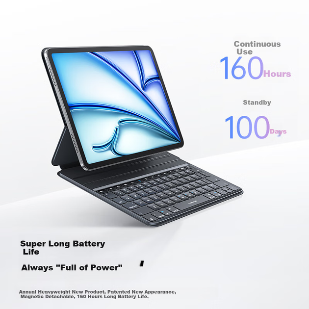 Чехол-клавиатура BASEUS магнитный для iPad 10.9 и 11 дюймов, со съемной защитной крышкой - изображение 10