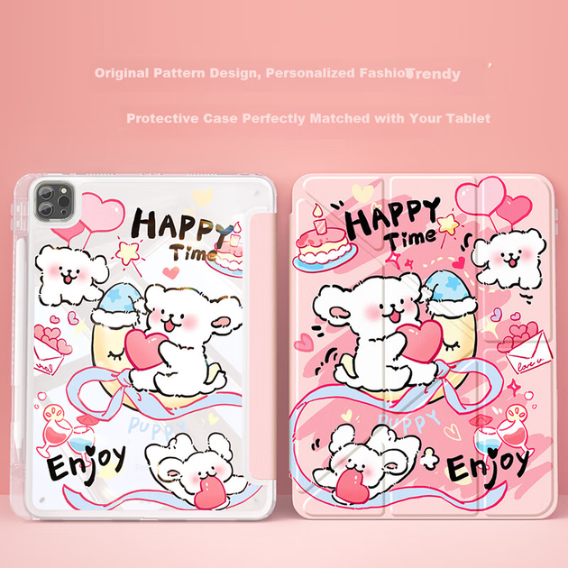 Чехол для планшета Apple iPad 11" 2025 (A16)/10.9" 2022 QBOSS Heart Dog - Фото 4 Чехол для планшета Apple iPad 11" 2025 (A16)/10.9" 2022 QBOSS Heart Dog - изображение 4