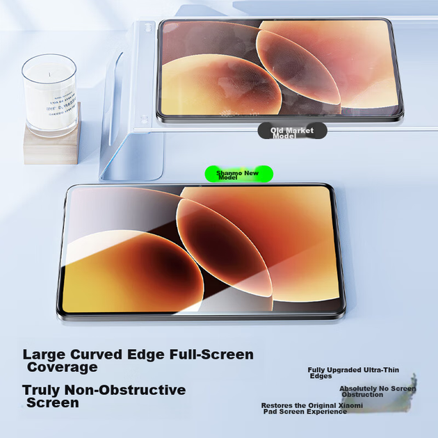 Скло захисне Shanmo для Xiaomi Pad 7/7 Pro/8/8 Pro 11.2 дюйма загартоване - зображення 10