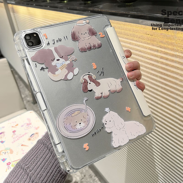 Чехол для планшета Apple iPad 11" 2025 (A16)/10.9" 2022 HBOALG Music Dog - Фото 9 Чехол для планшета Apple iPad 11" 2025 (A16)/10.9" 2022 HBOALG Music Dog - изображение 9