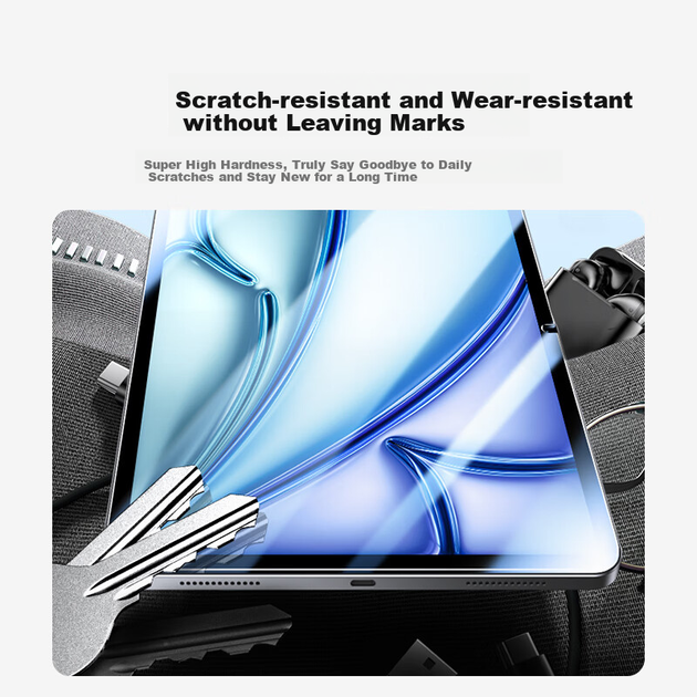 Защитная пленка из закаленного стекла UGREEN для iPad 11/10, установка без пыли, совместима с чипом A16, планшеты моделей 2025 и 10-го поколения 2022 годов. - Фото 8 Защитная пленка из закаленного стекла UGREEN для iPad 11/10, установка без пыли, совместима с чипом A16, планшеты моделей 2025 и 10-го поколения 2022 годов. - изображение 8