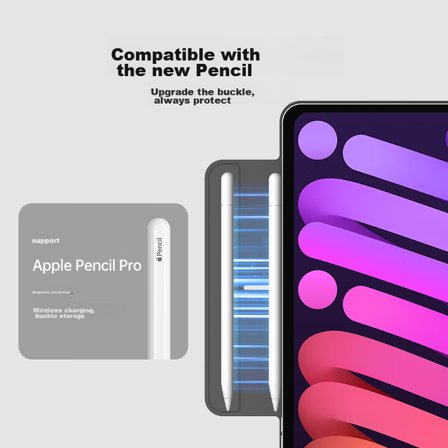 Чехол ESR для iPad Mini 7/6 8.3 дюйма магнитный двусторонний с функцией сна, тонкий - изображение 8