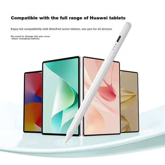 Стилус MUSTTRUE ємнісний для планшетів Huawei MatePad 11.5S, Pro 12.2 та Air 12 2025, аналог M-Pencil 4, магнітний, фіолетовий - зображення 4