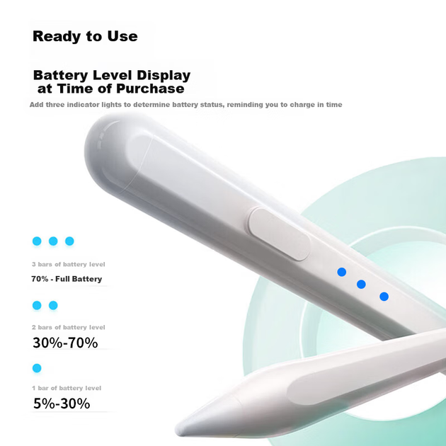 Стилус MUSTTRUE ємнісний для планшетів Huawei MatePad 11.5S, Pro 12.2 та Air 12 2025, аналог M-Pencil 4, магнітний, фіолетовий - зображення 5