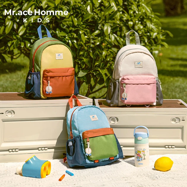 Рюкзак MR.ACE HOMME KIDS дитячий туристичний легкий, розмір M, диньовий - Фото 6 Рюкзак MR.ACE HOMME KIDS дитячий туристичний легкий, розмір M, диньовий - зображення 6