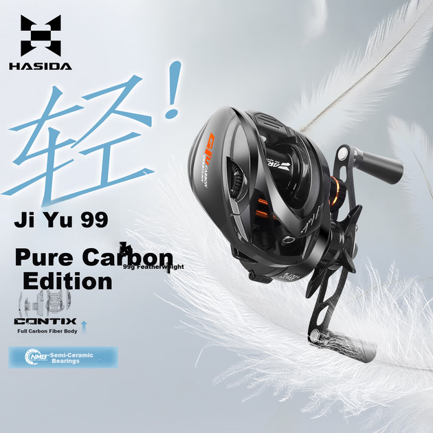 HISTAR JiYu 99 Carbon Fiber Long Cast Ultra-Light Lure Micro Baitcasting Reel JiYu 99 Pure Carbon Left-Hand Version - изображение 4