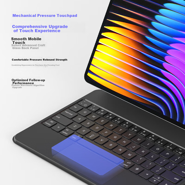 Клавиатура-чехол COOLSTART магнитная для Xiaomi Pad 7 Pro/Pad 8/8 Pro 11.2 дюйма, черная - изображение 5