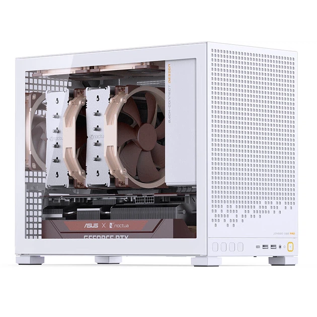 Корпус JONSBO D32 PRO M-ATX компактный с поддержкой радиатора 240 мм, белый - изображение 5