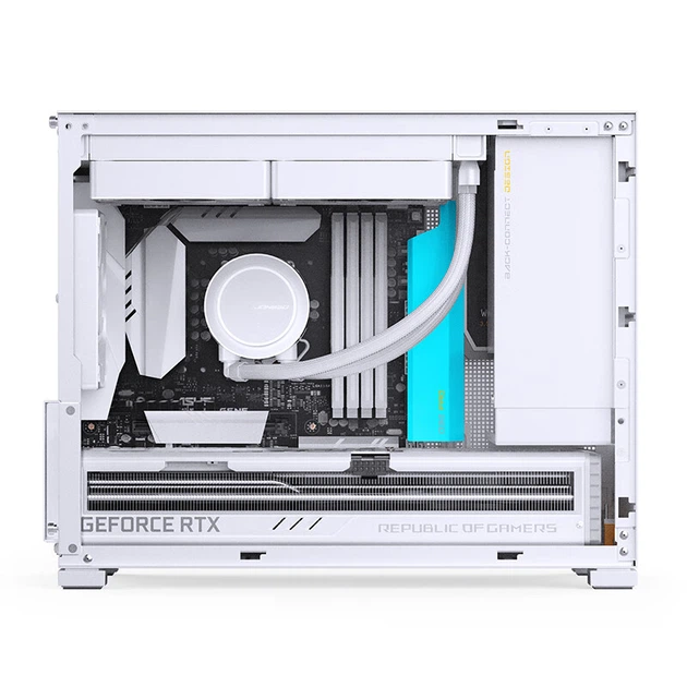 Корпус JONSBO D32 PRO M-ATX компактный с поддержкой радиатора 240 мм, белый - изображение 8