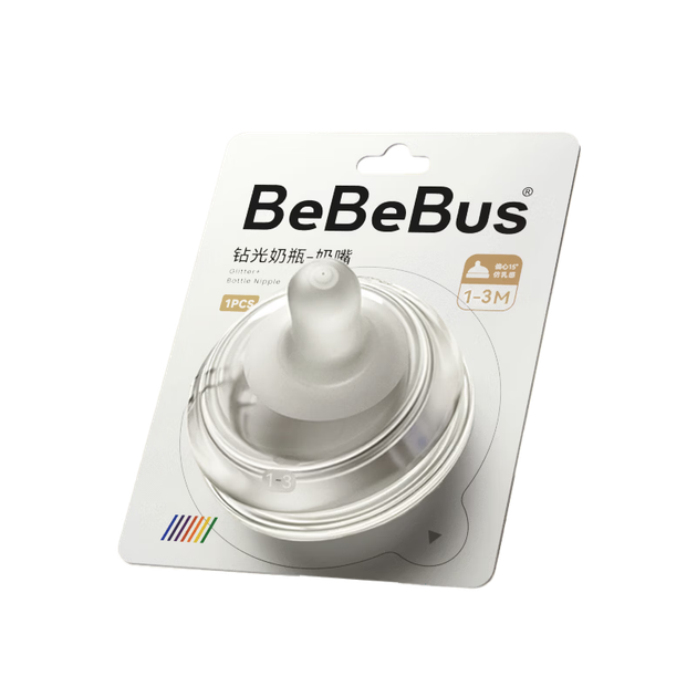 Соска Bebebus Diamond Glow сменная для бутылочки, от 1 до 3 месяцев - изображение 2