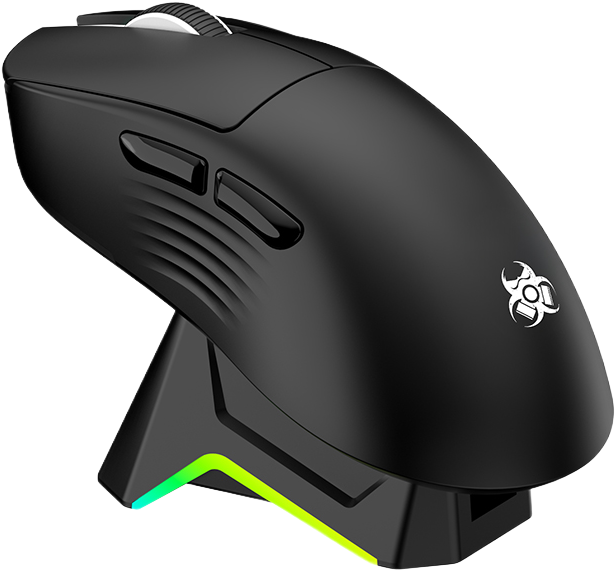 Mysz Tracer Gamezone Nord RGB Wireless + Dock Station Black (TRAMYS47842) - obraz 2