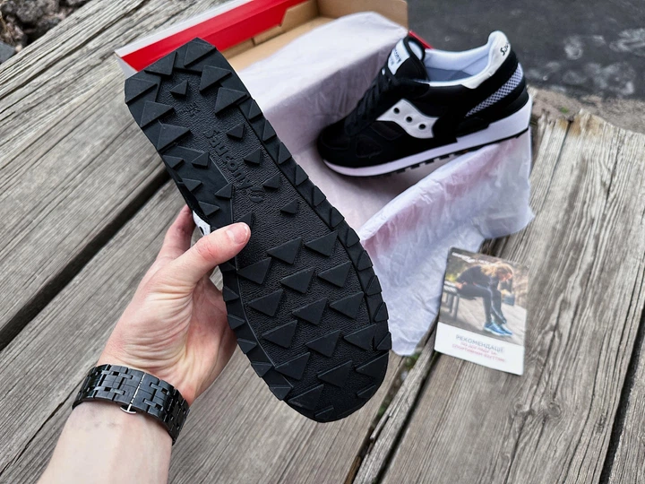 Кроссовки мужские Saucony Shadow Original S2108-518 46.5 (12 US) 30 см Black/White черные с белым (11110422) - изображение 10