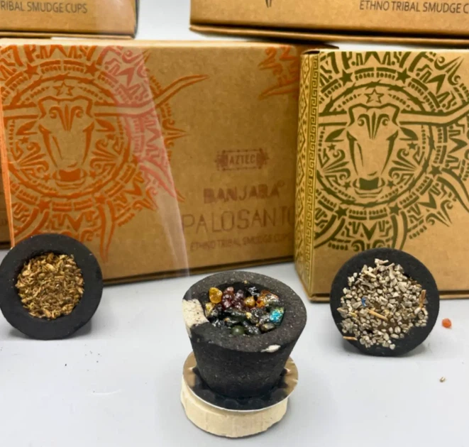 Смолистые аромы чаши Мирра Resin Cups Myrrh 6 шт. в уп. Banjara 8901234569108 - изображение 2