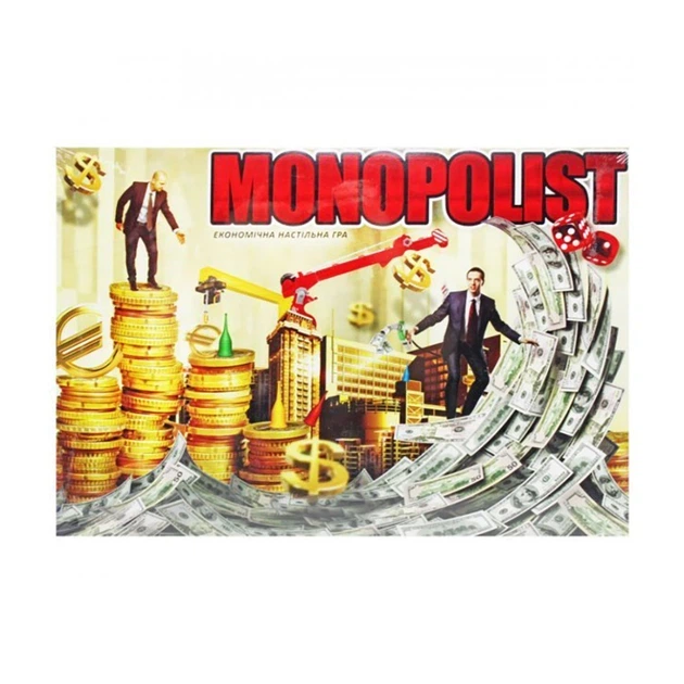 Економічна настільна гра "Monopolist" SPG08-02-U українською мовою - Фото 1 Економічна настільна гра "Monopolist" SPG08-02-U українською мовою - зображення 1